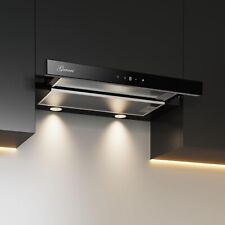 Dunstabzugshaube 60 cm Flachschirmhaube 1000m³/h GURARI CH 3003C Abluft Umluft