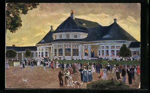 Künstler claus bergen - künstler-ak,