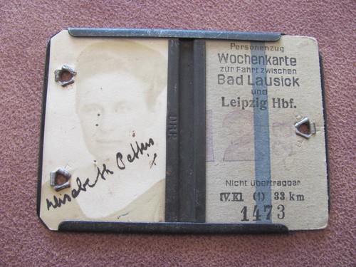 Bahnfahrschein bad lausick - bahnfahrschein,