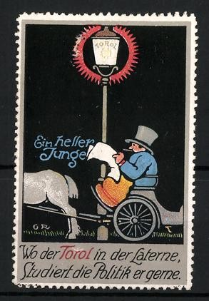 Reklamemarke ein heller junge - heller,