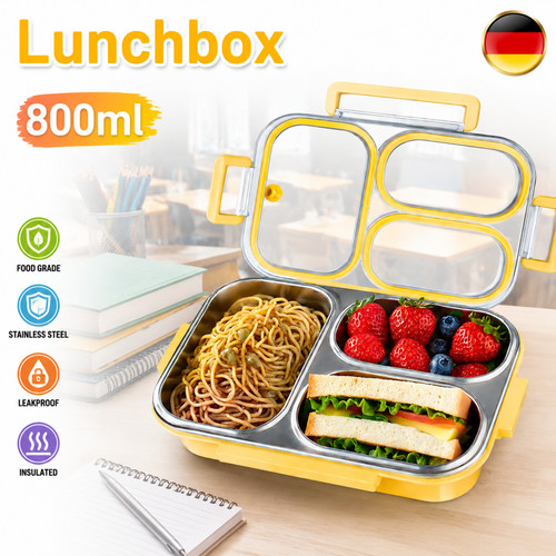 Edelstahl fächer bento - 3,