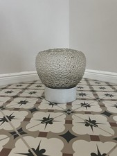 DDR  Bubble Glas Lampe Vintage