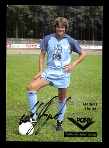 Mathias herget autogrammkarte - mathias,