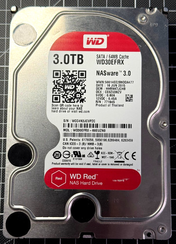 Red wd30efrx 3tb 5400rpm - wd,