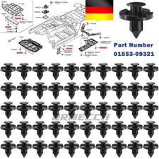 50x für Nissan Befestigung Clips Klip Spreizniete Bodenverkleidung Radhaus 8mm