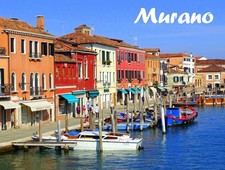 Kühlschrankmagnet „Murano“ – Bunte Häuser & Kanäle – Italien Souvenir Venedig De