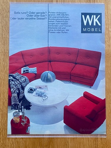 1968 möbel sofa sessel - 1968, wk