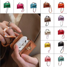 Stoßfest Mode Mini Birkin Tasche Anhänger for Für airpods3 Kopfhörer Lippenstift