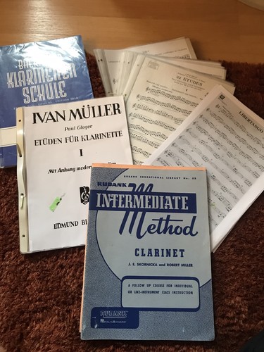 Klarinette musiknoten - musiknoten,