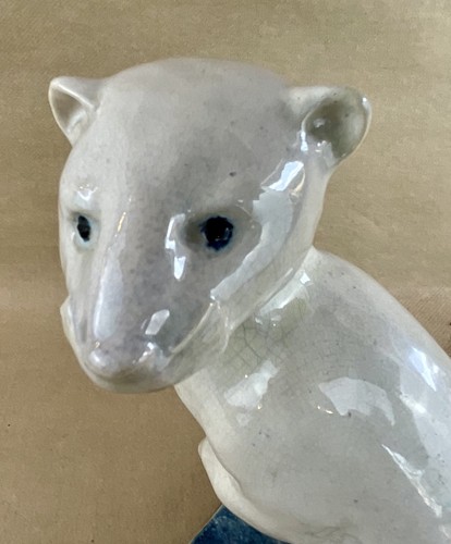 Keramik skulptur hermelin - skulptur,