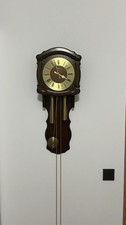 Wanduhr  mit Gewichte und  Pendel  Fa.Asso