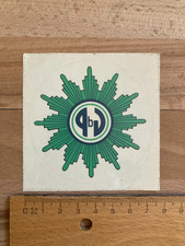 Aufkleber Sticker Gewerkschaft der Polizei Innenaufkleber Trägerfolie intakt (H)