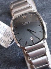 Herrenuhr Cathay Quarz * Mineralglas 3 Bar Datumsanzeige Klassisch Elegant