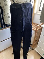 DIESEL Einteiler Jeans Bandeau Jumpsuit Overall Latzhose Durchgeknöpft Gr. S