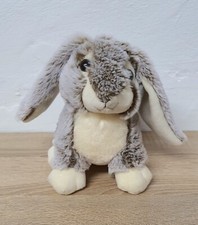 Plüschtier Stofftier Hase Sitzend 19 cm Top Zustand Selten