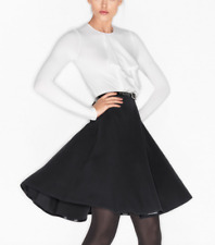 Wolford Rock Skirt Talia Gr. 38 neu schwarz ital. Länge A Linine schwingend