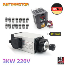 3KW CNC Frässpindel Kit Air