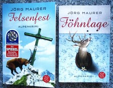 2x Jörg Maurer: Felsenfest + Föhnlage / 2x ALPENKRIMI Fischer