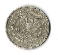1881 Sex, Erotik Morgan Dollar  versilbert