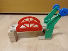 Holzeisenbahn Zugbrücke