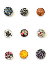 Chunk Chunks Button Buttons Druckknöpfe Druckknopf für Ring Armband Kette 1732