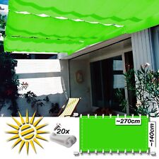 Seilspannmarkise apfelgrün ca