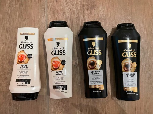 250ml schwarzkopf gliss - 4x,