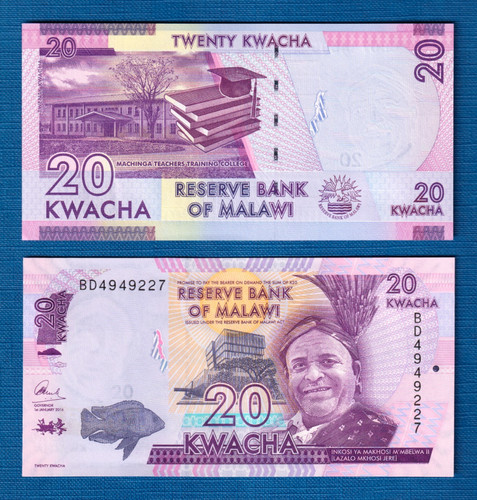 Malawi kwacha 2016 - 20,