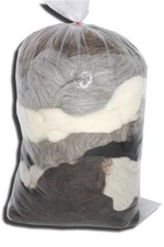 1 kg Filzwolle Kammzug zum