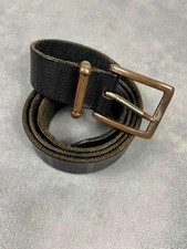 Ledergürtel schwarz Vintage