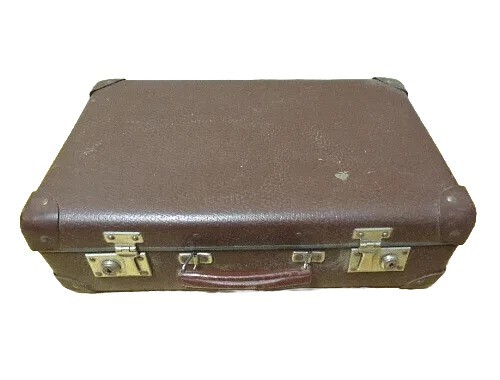 Vintage leder reise - leder,