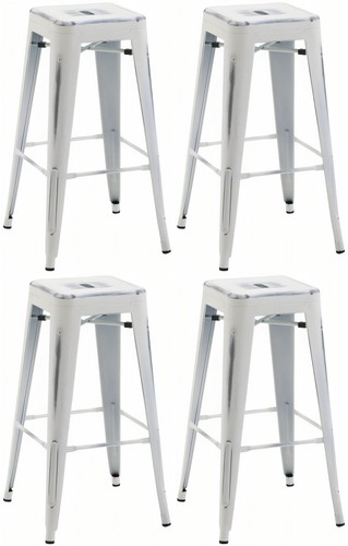 4er set barhocker joshua - joshua, antik