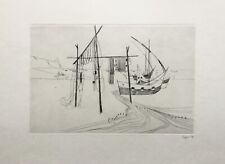 Otto Eglau Radierung Portugal