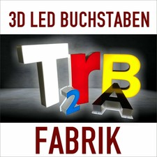 3D LED Buchstaben -