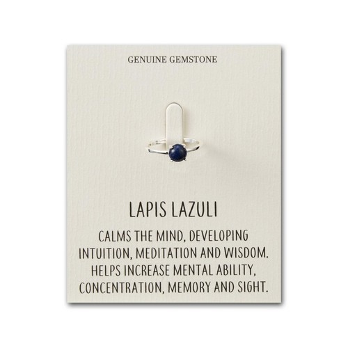 Lapis verstellbarer ring mit - ring,