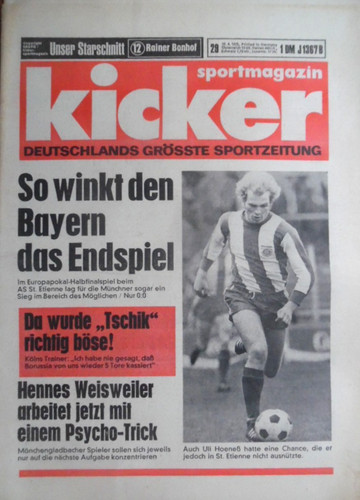 Kicker 1975 hoeneß - kicker,