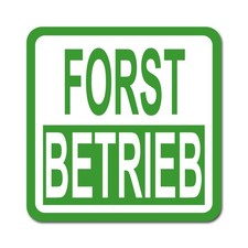 Aufkleber "Forstbetrieb"