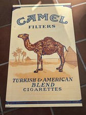 Camel Filters Zigaretten Reklame Werbeschild Vintage 80er (64x40cm)