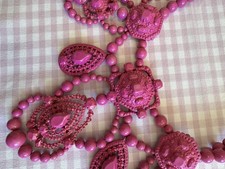 Lanvin pour  H&M Kette Collier Statement Necklace pink 