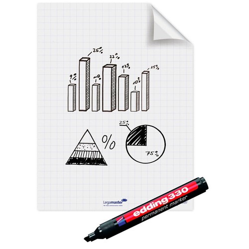 Legamaster flipchart folie - legamaster, flipchart-folie