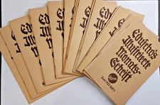 Eduscho s Illustrierte Monatsschrift Bremen 19 Hefte von 1933 bis 1934