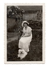 Vintage Foto hübsche Frau mit