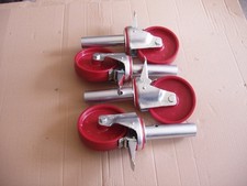 4 x Gerüstrollen, Rollfuß