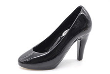 Schuh High Heel Pump schwarz aus Keramik Figur Deko H 14 cm