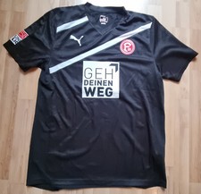 Fortuna Düsseldorf F95  GEH DEINEN WEG  Trikot schwarz  2012/13 matchvorbereitet
