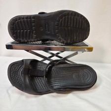 Crocs Black Cleo III T Strap