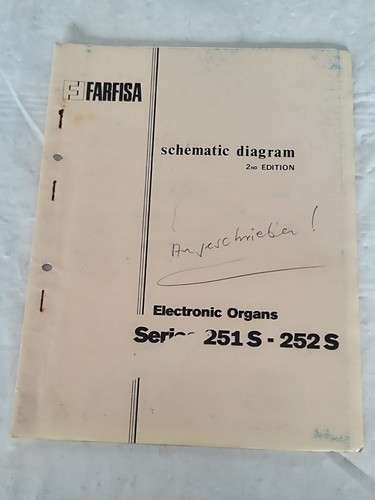 Auflösung farfisa schematic - auflösung:,