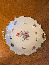 Porzellan Schale Altschönwald Bavaria Germany Blumenmotiv Goldrand