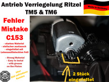 2 Ritzel +Fett für Vorwerk Thermomix TM5 TM6 Antrieb Verriegelung C 153 TM5 TM6