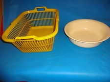 Wäschekorb DDR Kunststoff  + Waschschüssel stabil